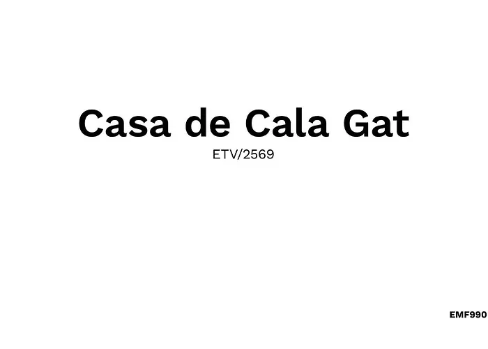 Casa De Cala Gat Cala Ratjada (Mallorca)
